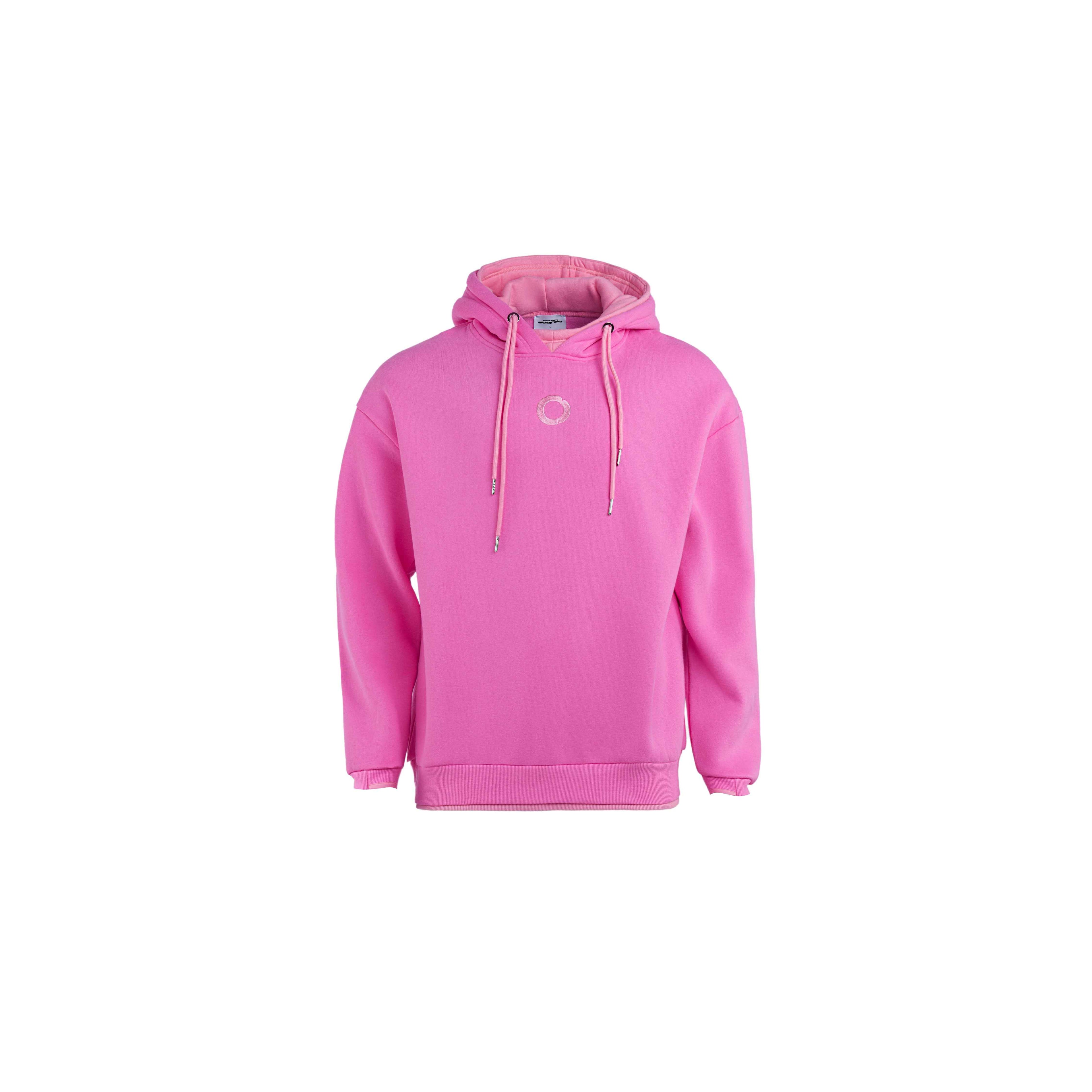 DOUBLE PINK HOODIE OVERSIZE