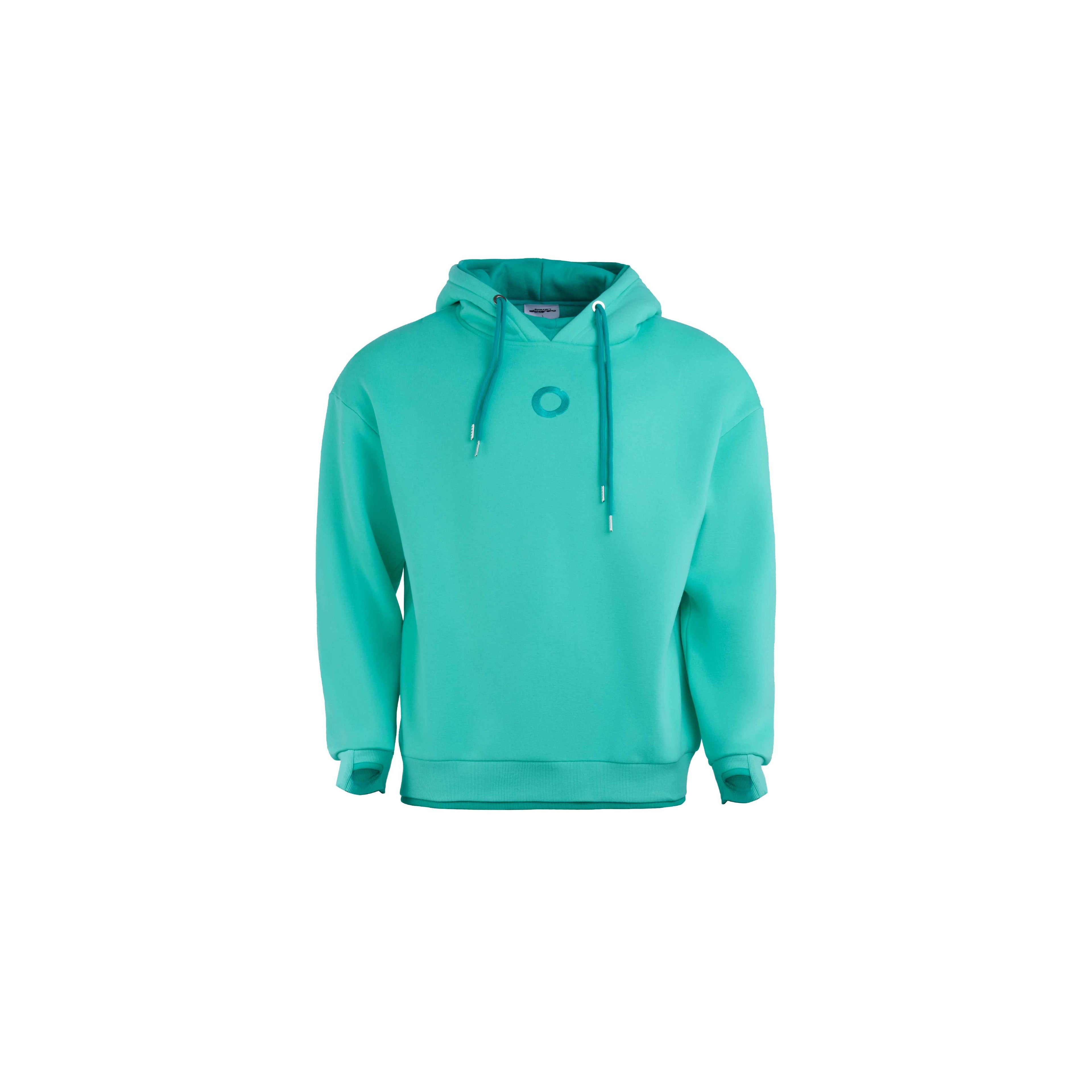 DOUBLE L/GREEN HOODIE OVERSIZE