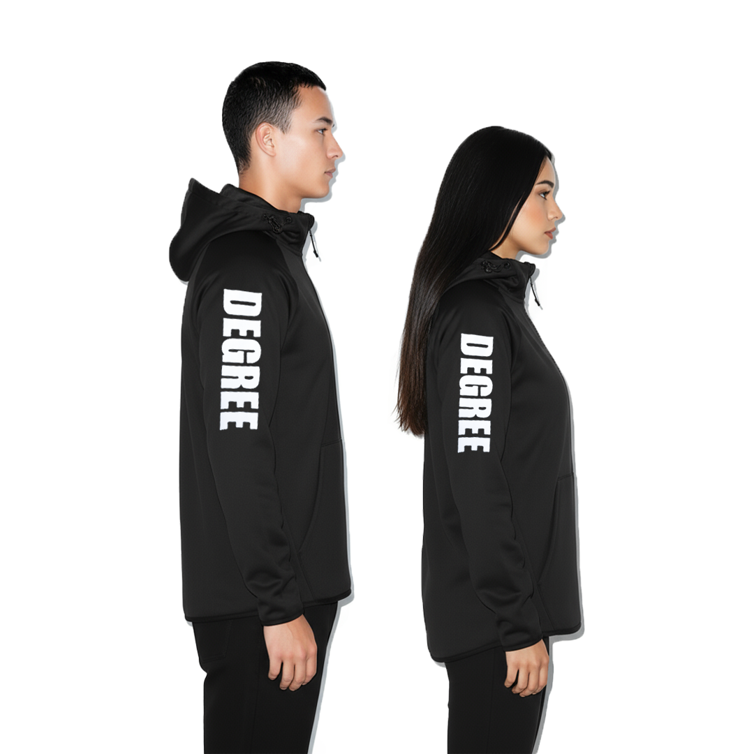 BLACK PULLOVER WITH W/P