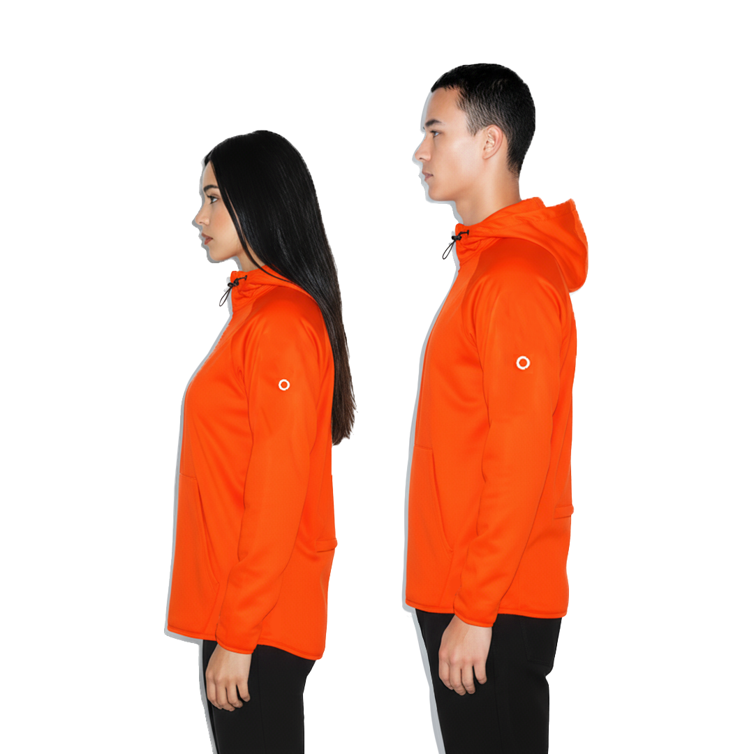 DARK ORANGE PULLOVER WITH W/P