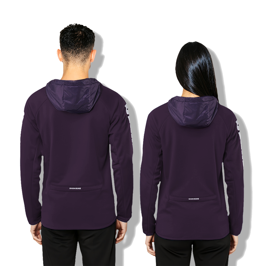 DARK PURPLE PULLOVER WITH W/P