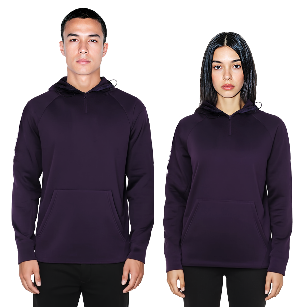 DARK PURPLE PULLOVER WITH W/P