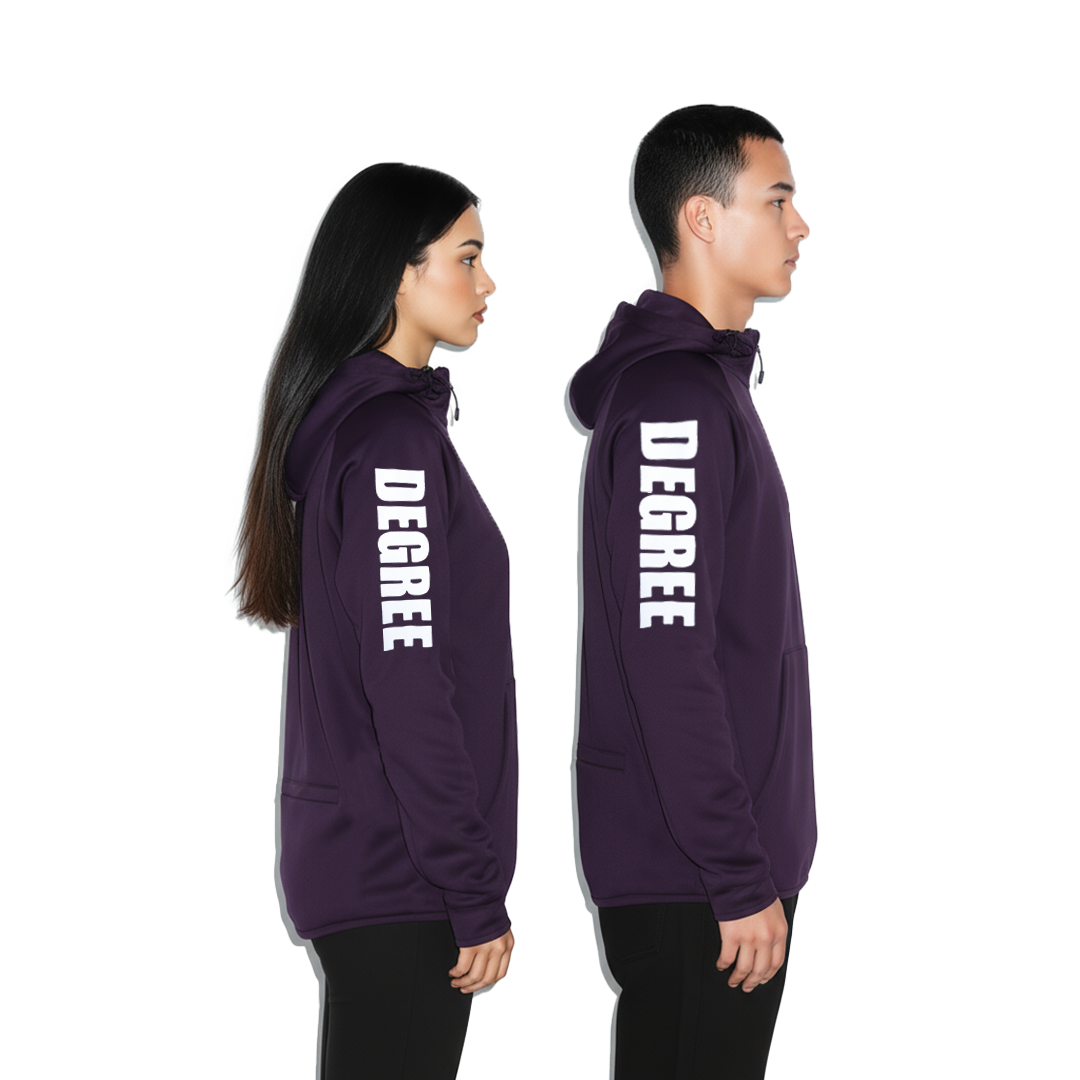 DARK PURPLE PULLOVER WITH W/P