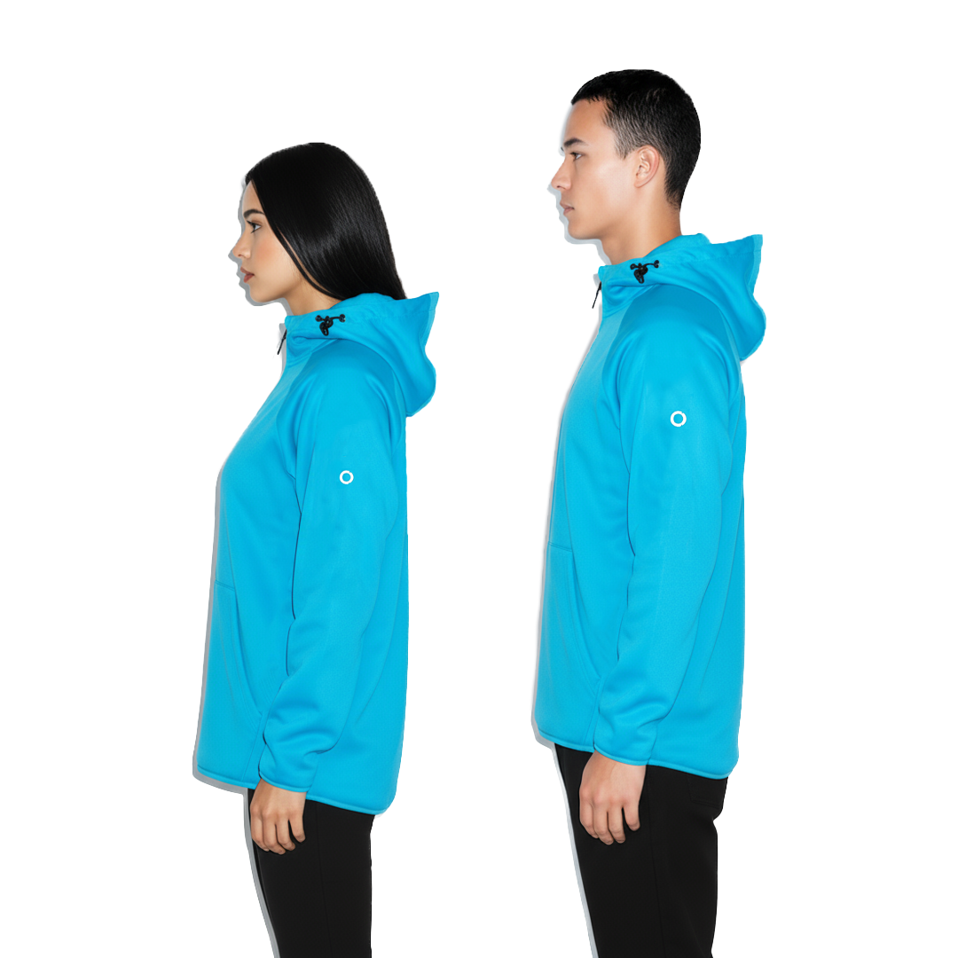 SKY BLUE PULLOVER WITH W/P