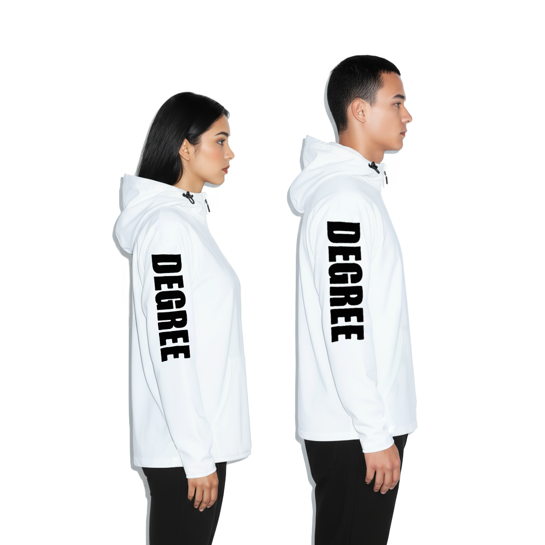 WHITE PULLOVER WITH W/P