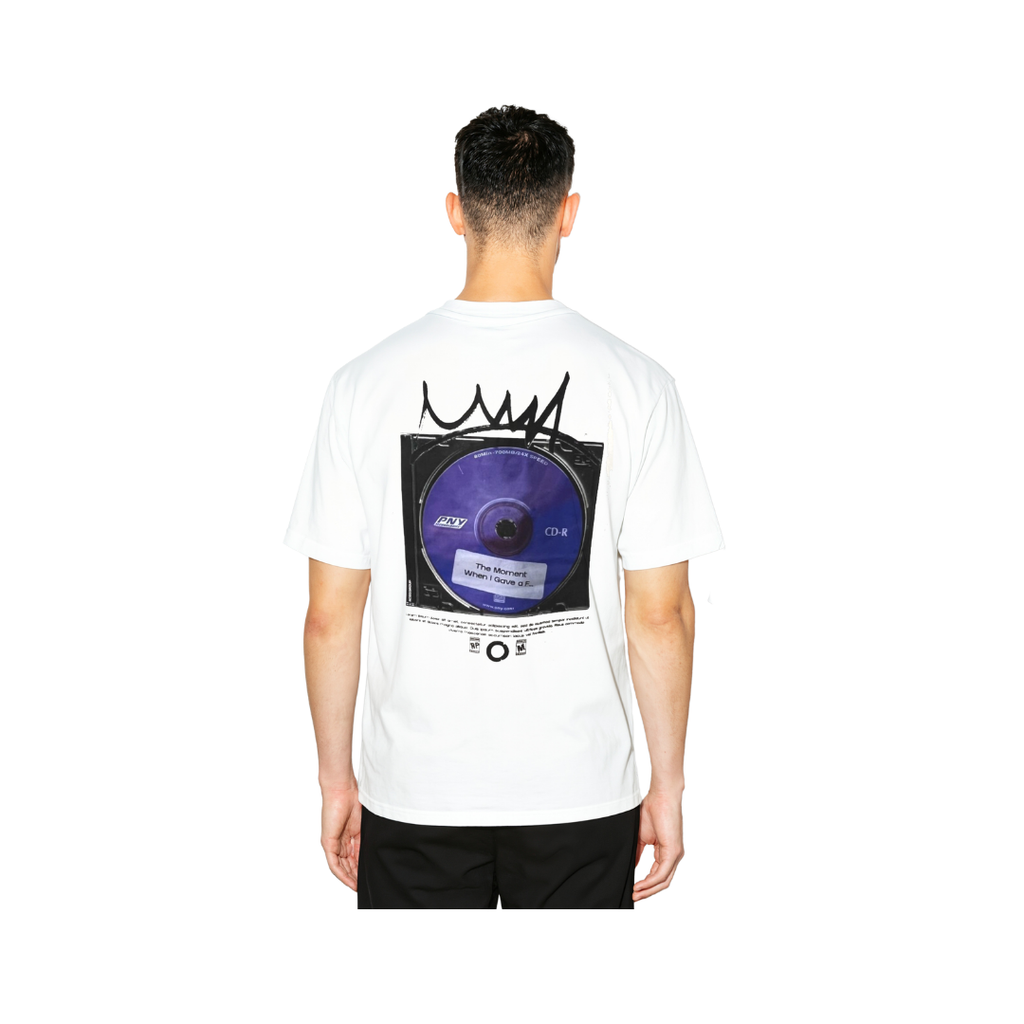 Retro CD Print Graphic T-Shirt