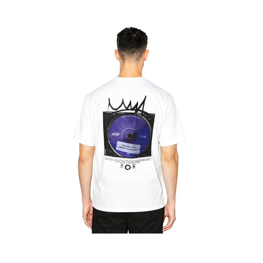 Retro CD Print Graphic T-Shirt