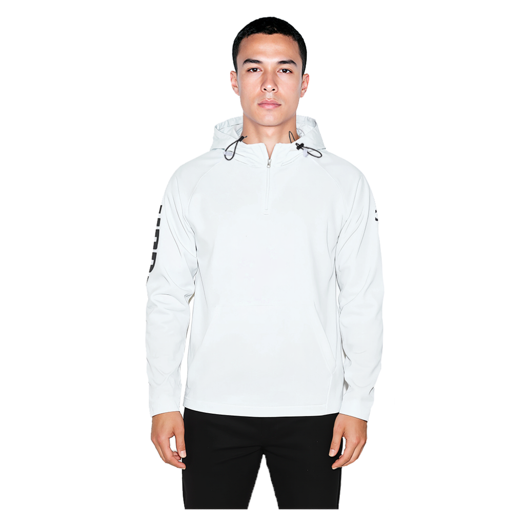 WHITE PULLOVER WITH W/P
