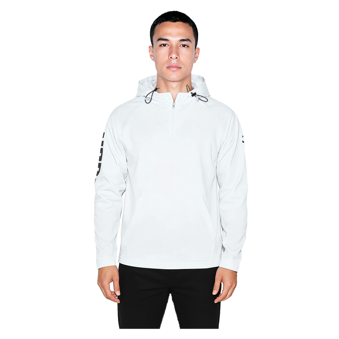 WHITE PULLOVER WITH W/P