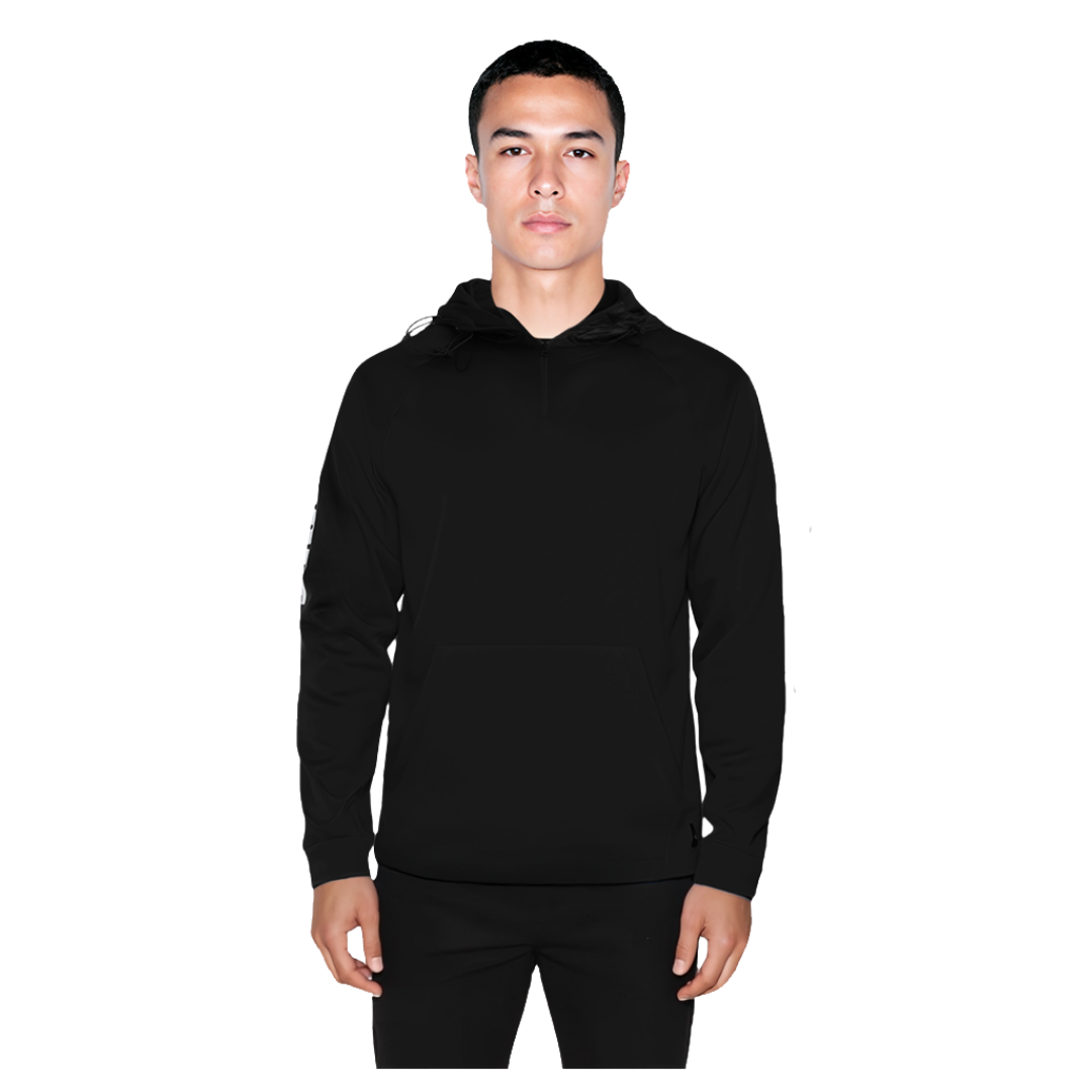 BLACK PULLOVER WITH W/P