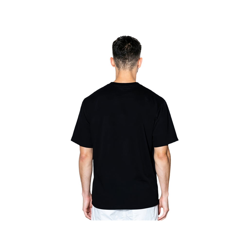 Injection Stripe Tape Graphic T-Shirt