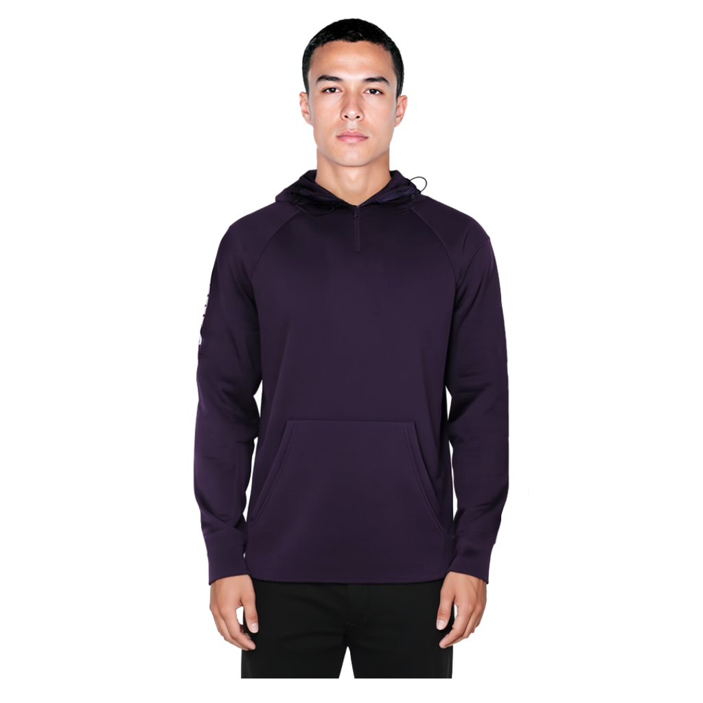 DARK PURPLE PULLOVER WITH W/P