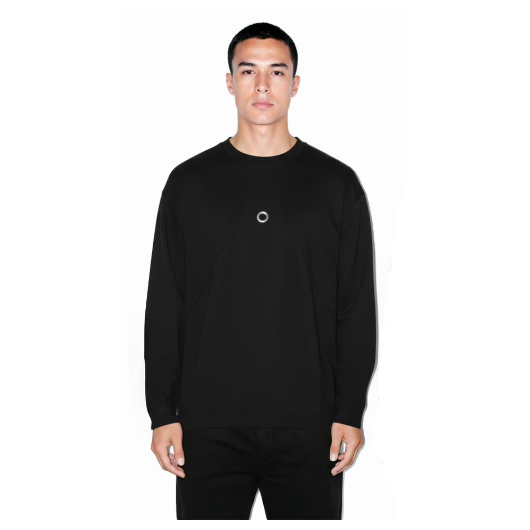 Horizon Black Long Sleeve Sweater