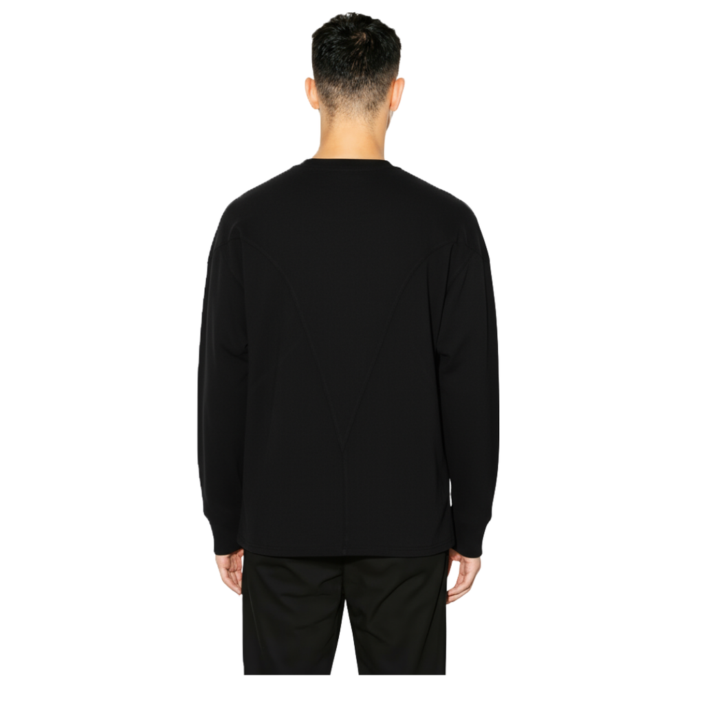 Horizon Black Long Sleeve Sweater