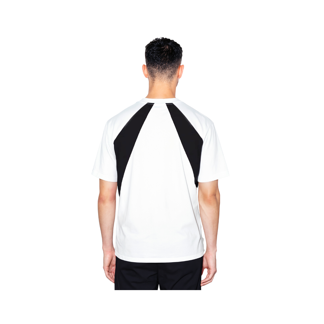 White T-Shirt with Black Line