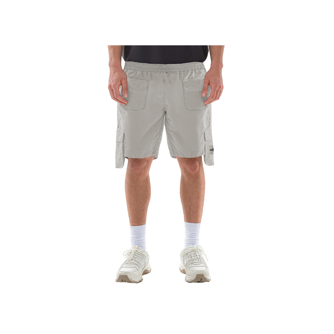 Gray Cargo Shorts