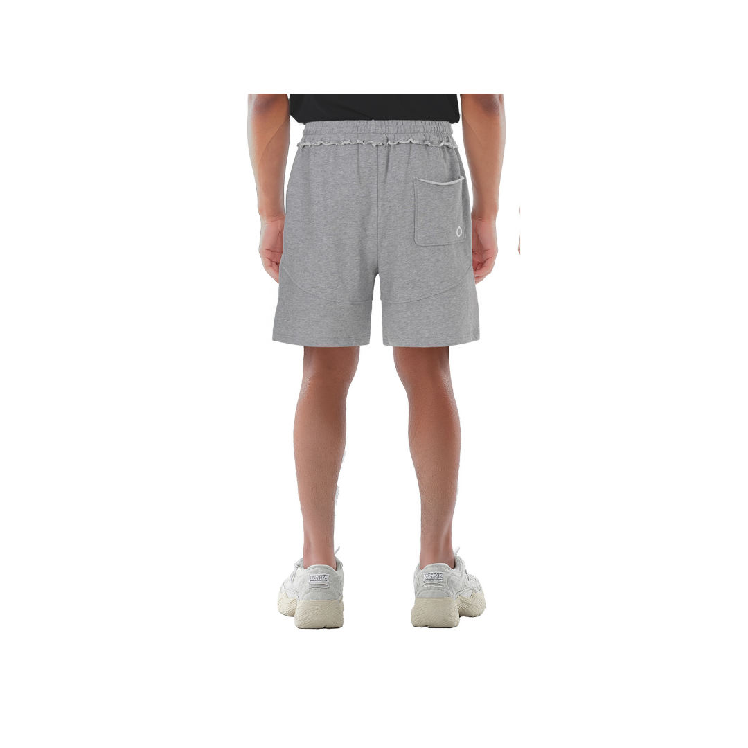 Raw Edge Gray Shorts
