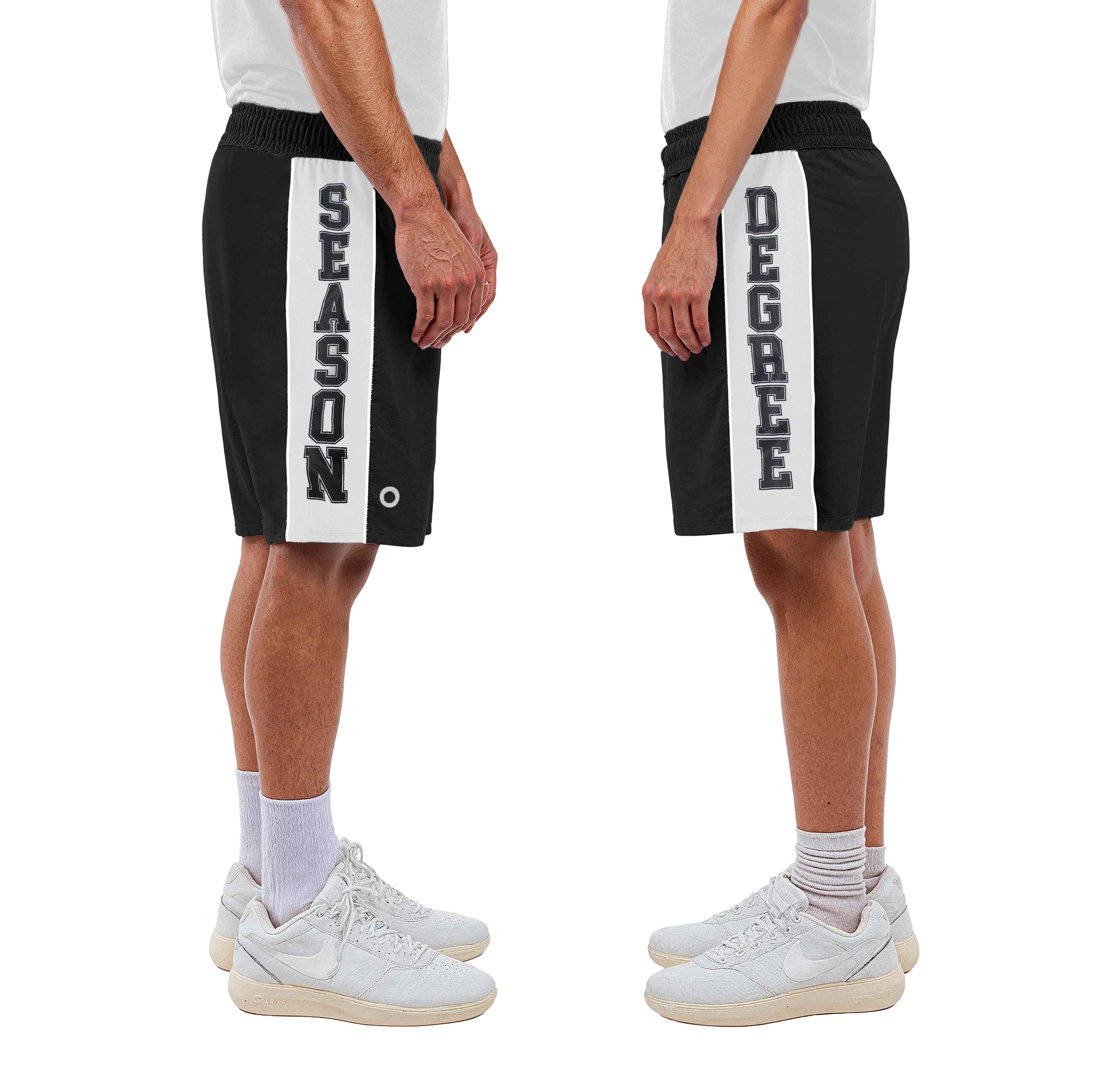 COURT SHORT BLACK/WHITE