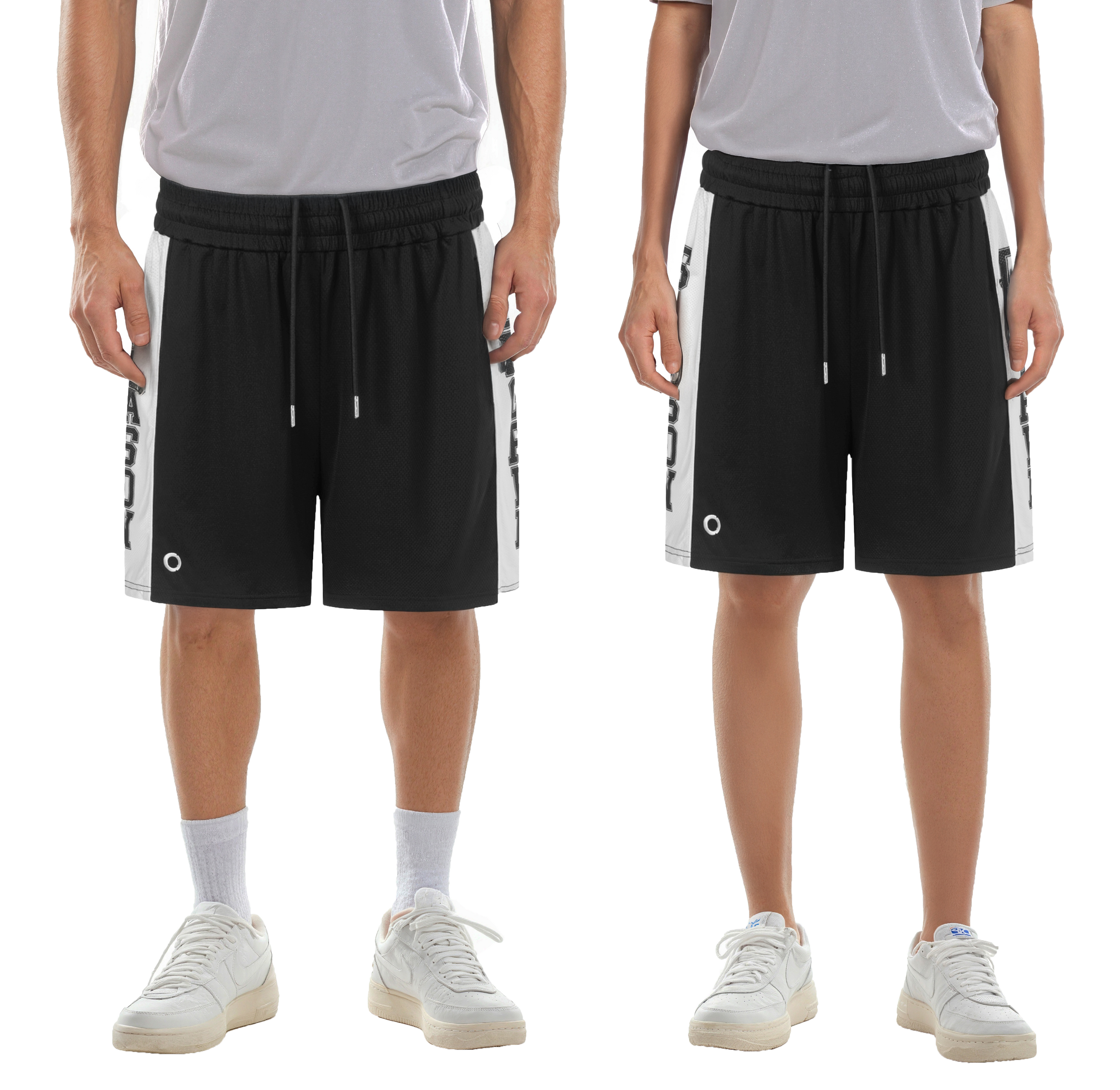 COURT SHORT BLACK/WHITE