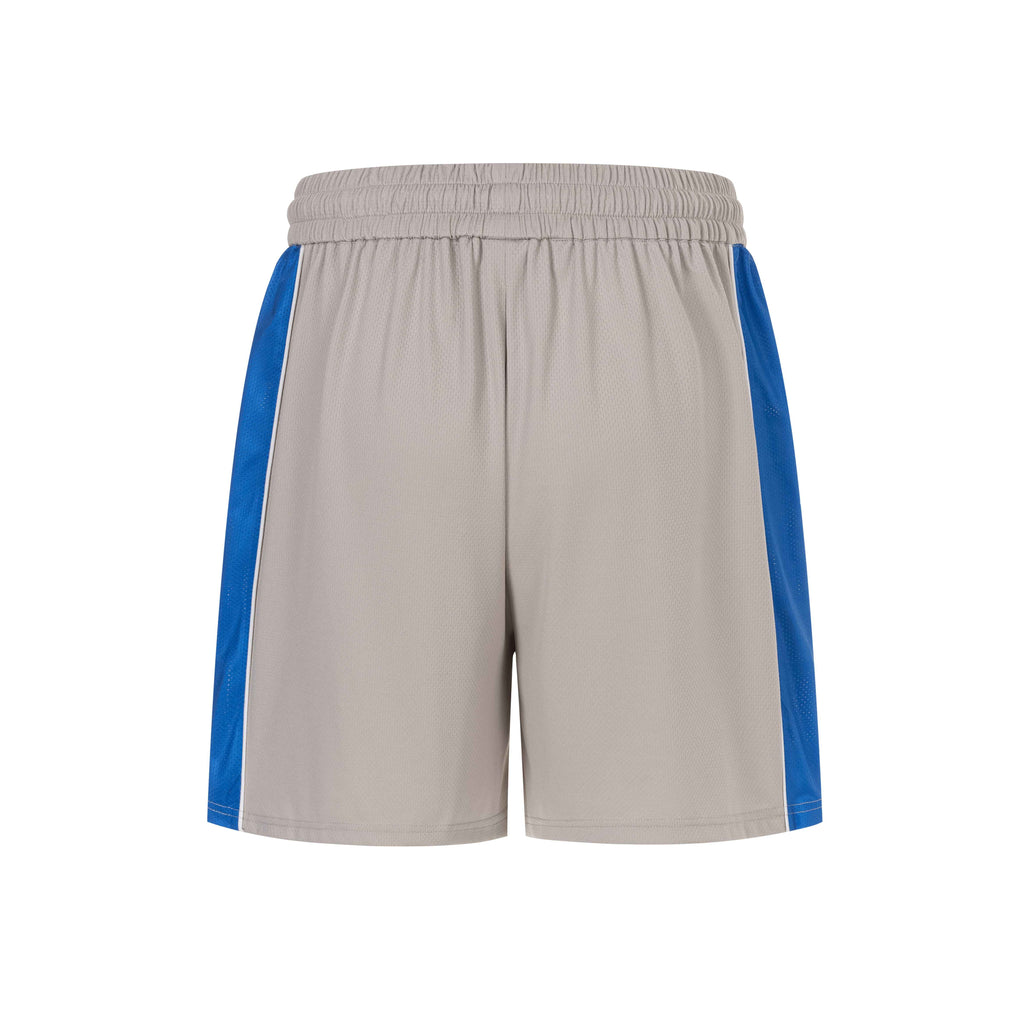 COURT SHORT TAUPE GRAY/BLUE